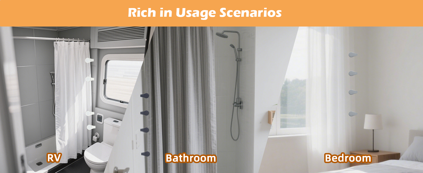 shower curtain clips