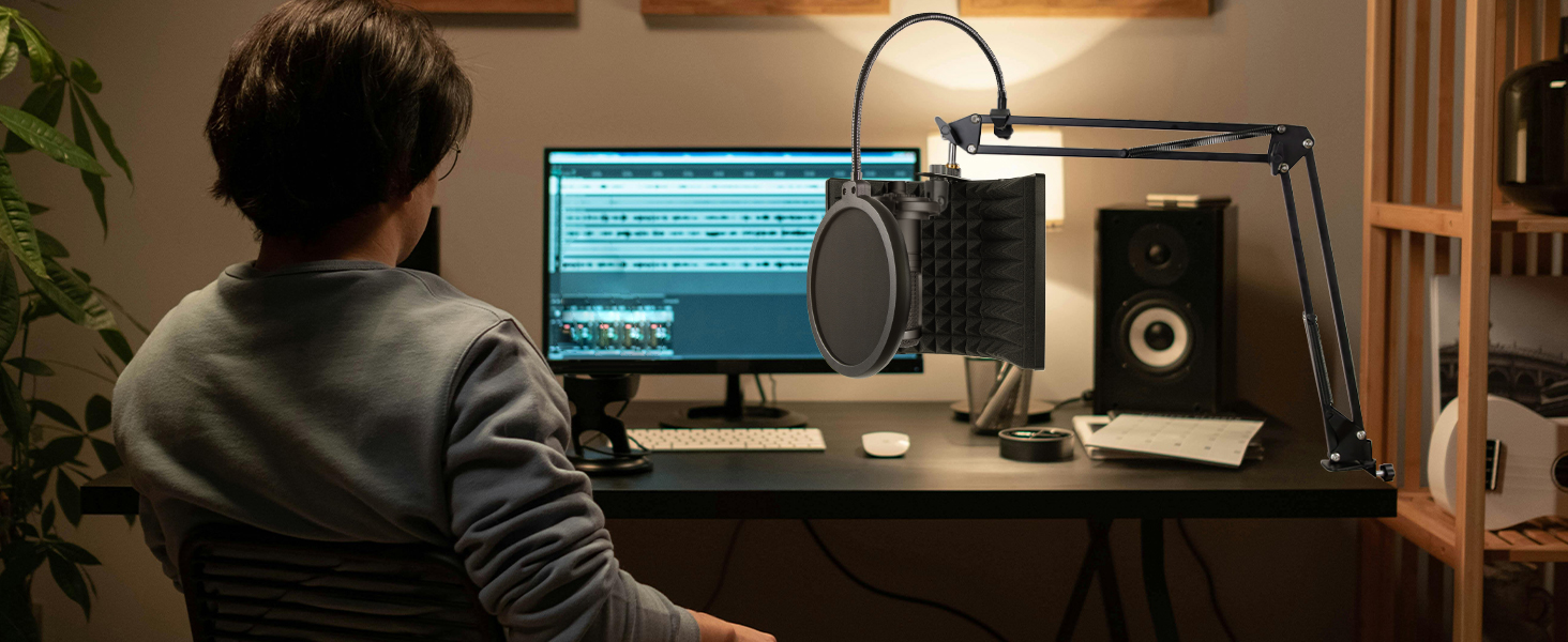 Microphone Isolation Shield