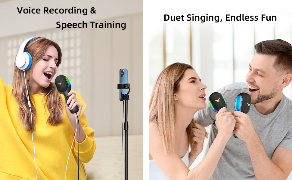 Voice Recording &amp;amp; Speech Training &amp;amp; Duet Singing Mode
