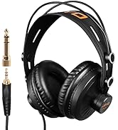 JOYO Studio Headphones Monitor Headphone for Recording Over Ear Noise Canceling for Guitar Cellph...
