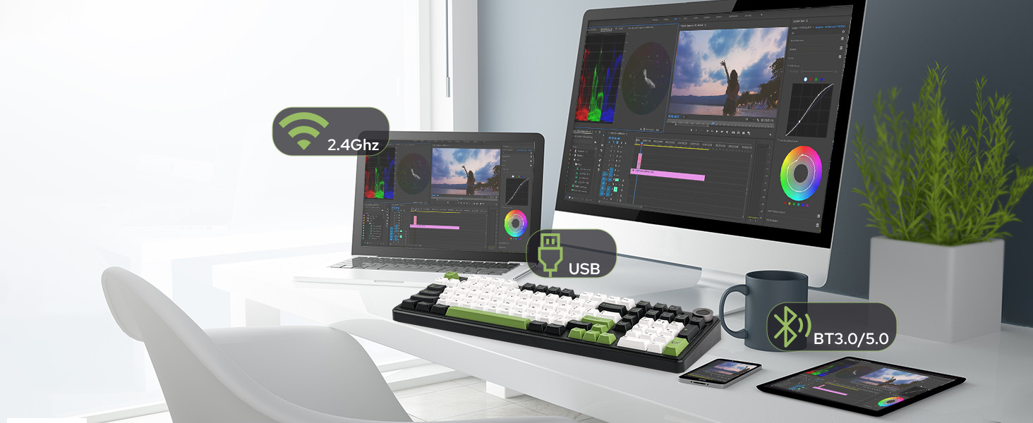 F99 PRO wireless gaming keyboard