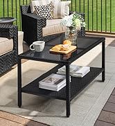 Outdoor Wicker Coffee TOutdoor Wicker Coffee Tableable