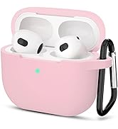 ATUAT Compatible with AirPods 3 Case, Protective Silicone Cover for AirPods 3rd Generation Case 2...
