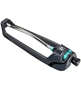 Lawn Turbo Oscillating Water Sprinkler 100005 Adjustable Pattern to Cover 4,000 sq.ft. by New Eng...