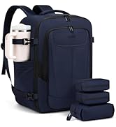 LOVEVOOK Travel Backpack for Men, 40L Carry on Backpack Flight Approved with 3 Packing Cubes, Ext...