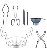 CONCORD 7 Pieces Premium Stainless Steel Canning Set Starter Kit w/ Rack. No Rust, Extra Stabilit...