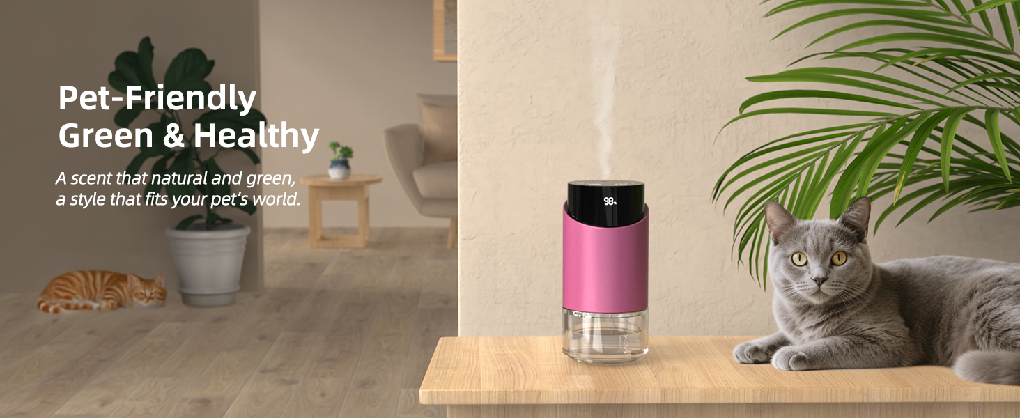 waterless diffuser essential oil scent aromatherapy portable battery operated home room office mini