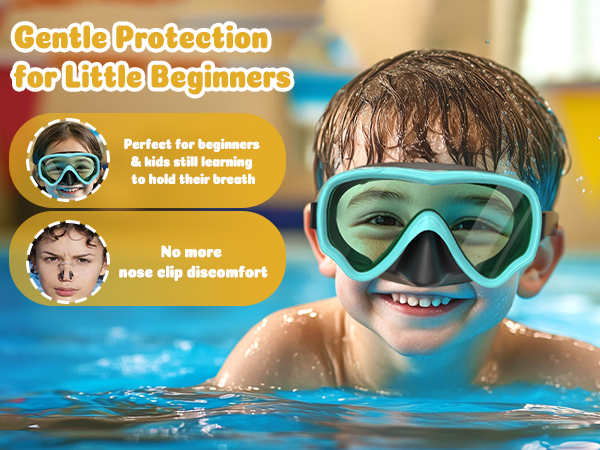kids goggles with nose cover