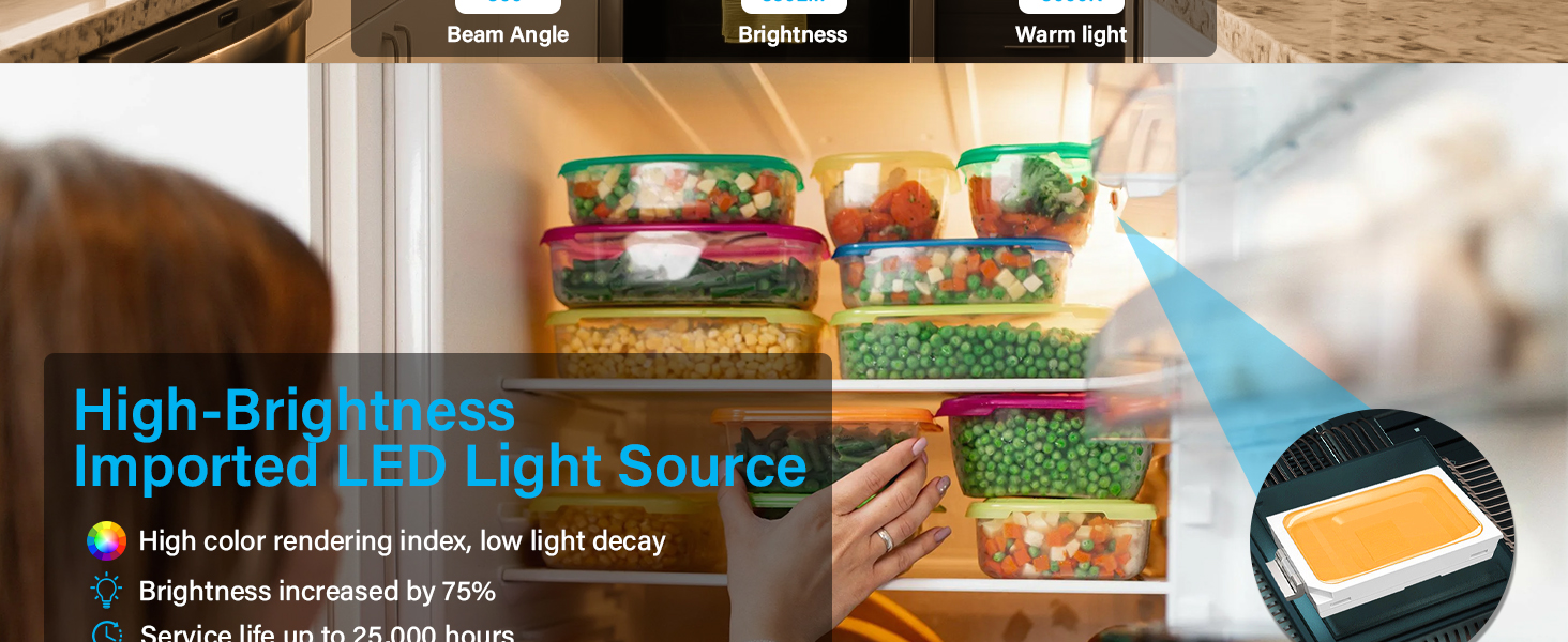 under microwave light bulb