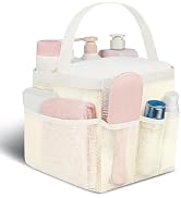 Attmu Mesh Shower Caddy Portable for College Dorm Room Essentials with 8 Pockets, Hanging Shower ...