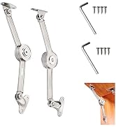 2 Pcs Lid Support Hinge| Locking Hinges 90 Degree| Toy Box Hinges Soft Close| Soft Close Cabinet ...