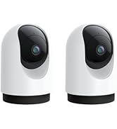 YOTON Indoor Security Camera 2pcs, 2K 360° Wi-Fi Baby Monitor &amp; Pet Camera w/Motion Tracking, 2-W...