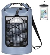 HEETA Waterproof Dry Bag for Women Men(Upgraded Version), 5L/ 10L/ 20L/ 30L Roll Top Lightweight ...