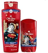Old Spice Superman Man of Tomorrow Body Wash + Antiperspirant Deodorant Bundle Pack, 24/7 Freshne...