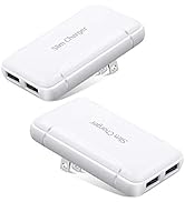 USB Wall Plug, Excgood Flat USB Wall Charger Smart Slim USB Plug for Wall Outlet Compatible with ...