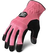 Ironclad Tuff Chix Women's Work Gloves TCX, Designed for Women's Hands, Performance Fit, Durable,...
