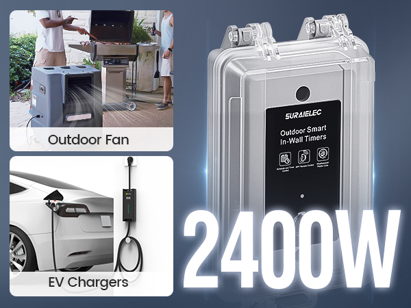 20 high power light timer outdoor weatherproof