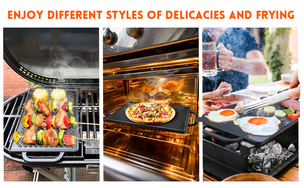 cast iron griddle for stove top