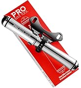 PRO BIKE TOOL Mini Bike Pump Premium Edition - Fits Presta and Schrader valves - High Pressure PS...