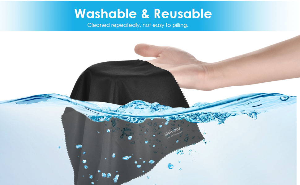 Washable and Resable EyeGlasses Cleaning Cloths