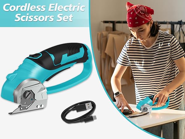 Cordless Electric Scissors