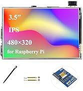 UeeKKoo 3.5inch Touch Screen Compatible with Raspberry Pi 5/Pi 4B/3B+/3B/Zero/Pi Zero 2W/Zero W/Z...