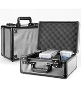 LOCKCURX Graded Card Storage Box, Heavy-Duty Aluminum Graded Card Case with TSA Combination Lock,...