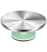 Kootek Aluminium Alloy Revolving Cake Stand 12 Inch Rotating Cake Turntable for Cake, Cupcake Dec...