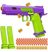 Shell Ejecting Toy Gun, Semi Automatic Toy Gun with Soft Bullets, Educational Model Toy Pistols f...
