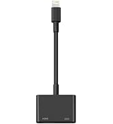 Lightning to HDMI Adapter for iPhone, [Apple MFi Certified] Digital AV Dongle,1080P Sync Screen C...