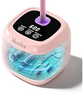 [2025 Upgraded] MelodySusie 2 in 1 Nail Tool Cleaning Machine, 3 Timers Mode for Nail Drill Bits,...