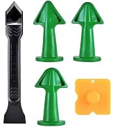 Caulking Tool Kit, Silicone Caulk Nozzle Applicator Finishing Set Grout Sealant Remover Finishing...