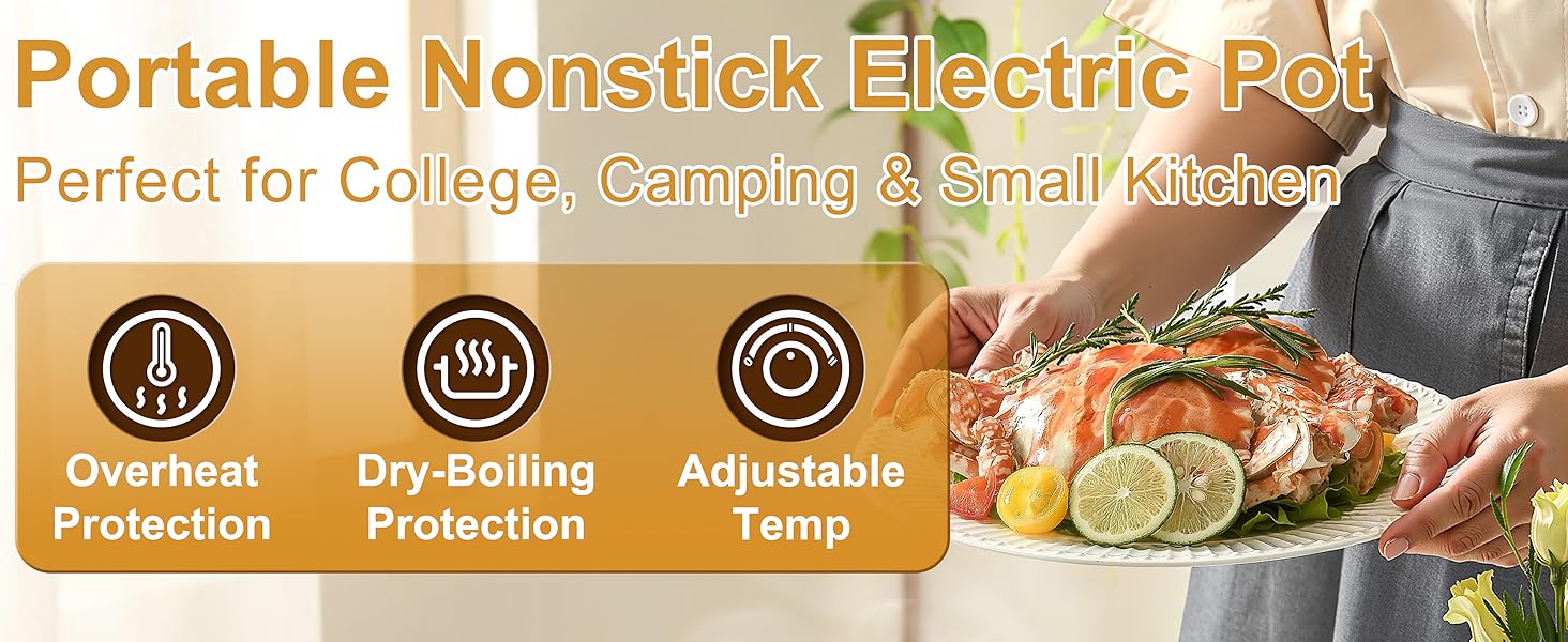 electric pot hot pot electric pot for cooking ramen cooker