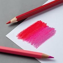 Layering of colored pencils