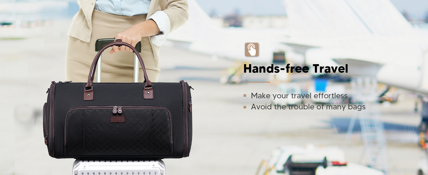 Hand-free Garment Bag