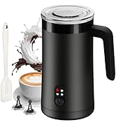 Ovetedot Milk Frother, 4-in-1 Milk Frother and Steamer, 13.5oz/400ml Automatic Hot and Cold Foam ...