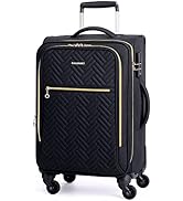 BAGSMART Carry On Luggage 20 Inch,Softside Expandable Suitcase with Spinner Wheels, Luggage 22x14...