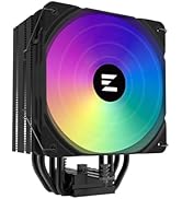 Zalman CNPS9X Performa Plus ARGB CPU Air Cooler, 120mm PWM ARGB Fan, Direct Touch Heatpipes, AMD ...