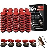 80 Pack Cockroach Gel Bait, Highly Effective Roach Gel Bait Indoor Infestation Solution, Fast Act...