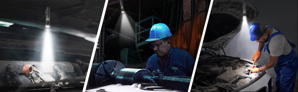 magnetic flashlight high lumens