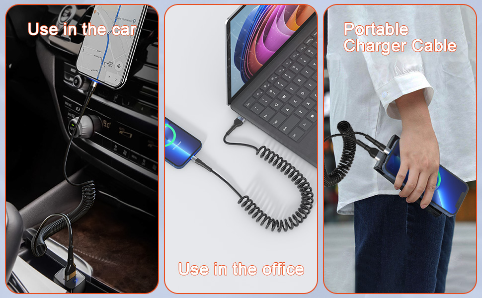 retractable iphone charger