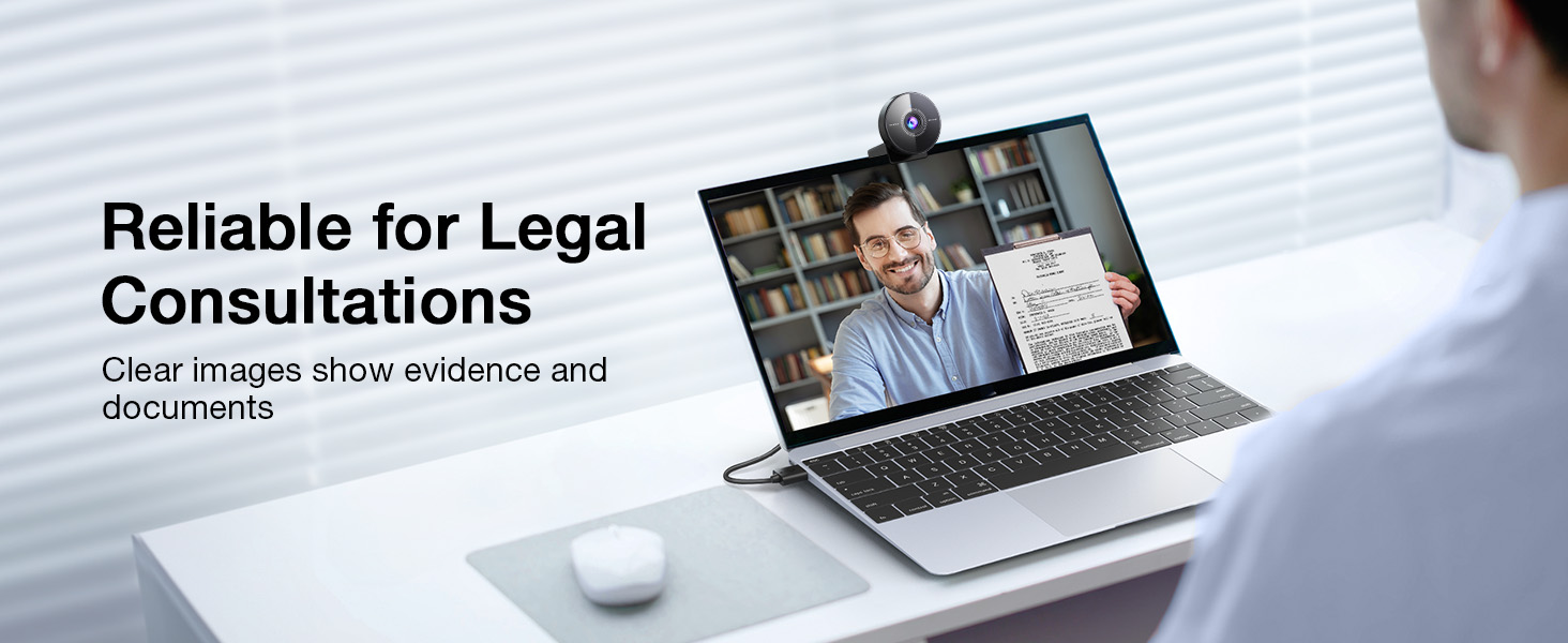 EMEET C950 webcam for pc 4K for Legal Consultations