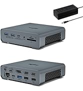 USB C Docking Station Triple Monitor for Full-Featured C Port Laptop 16-in-1 Laptop Docking Stati...