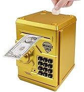 Totola Piggy Bank Electronic Mini ATM for Kids Baby Toy, Safe Coin Banks Money Saving Box Passwor...