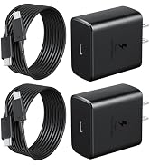 45W USB C Fast Charger 2 Pack with 6ft Cable, Fast Charging Compatible with Samsung Galaxy S26 Ul...