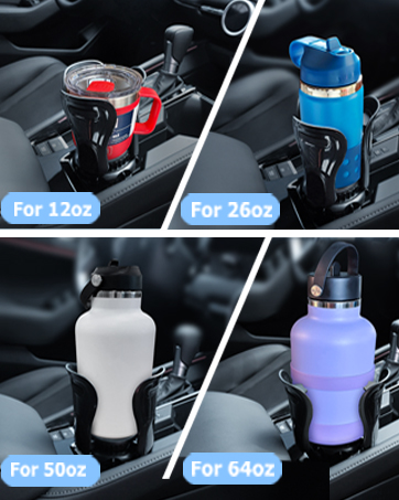 large cup holder adapter for car