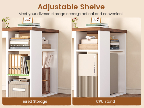 desk with storage