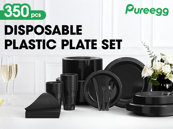 black plates