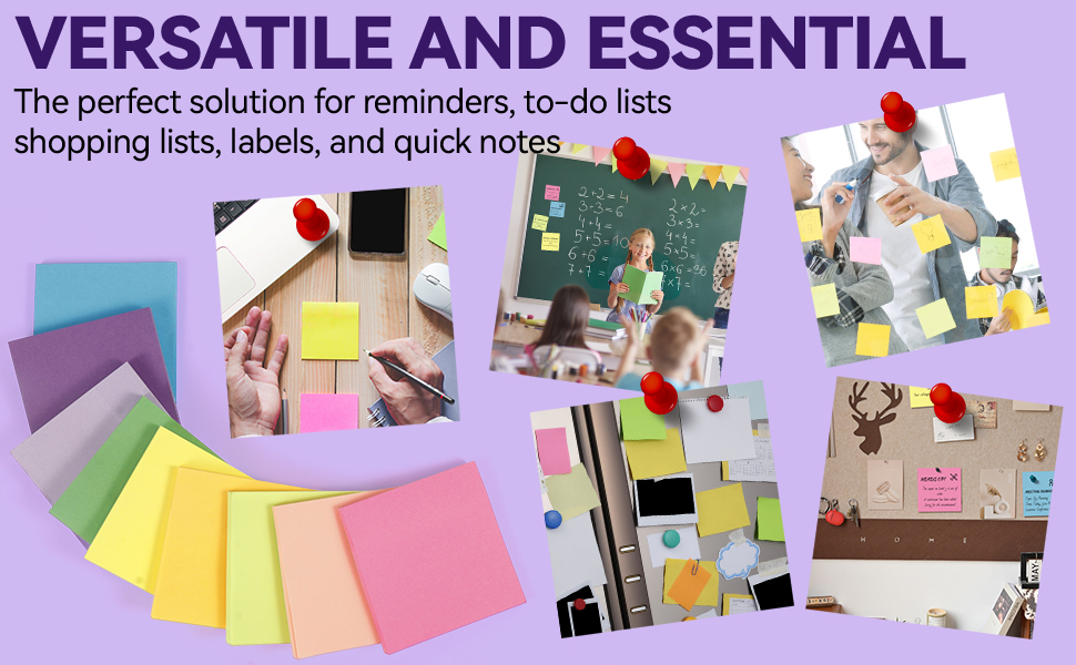 self-stick note pads
