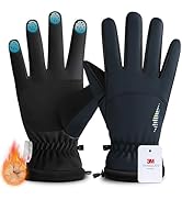 rivmount Kids 3M Thinsulate Ski Gloves Touchscreen Waterproof Warm for Boy Girl Youth Outdoor Ski...